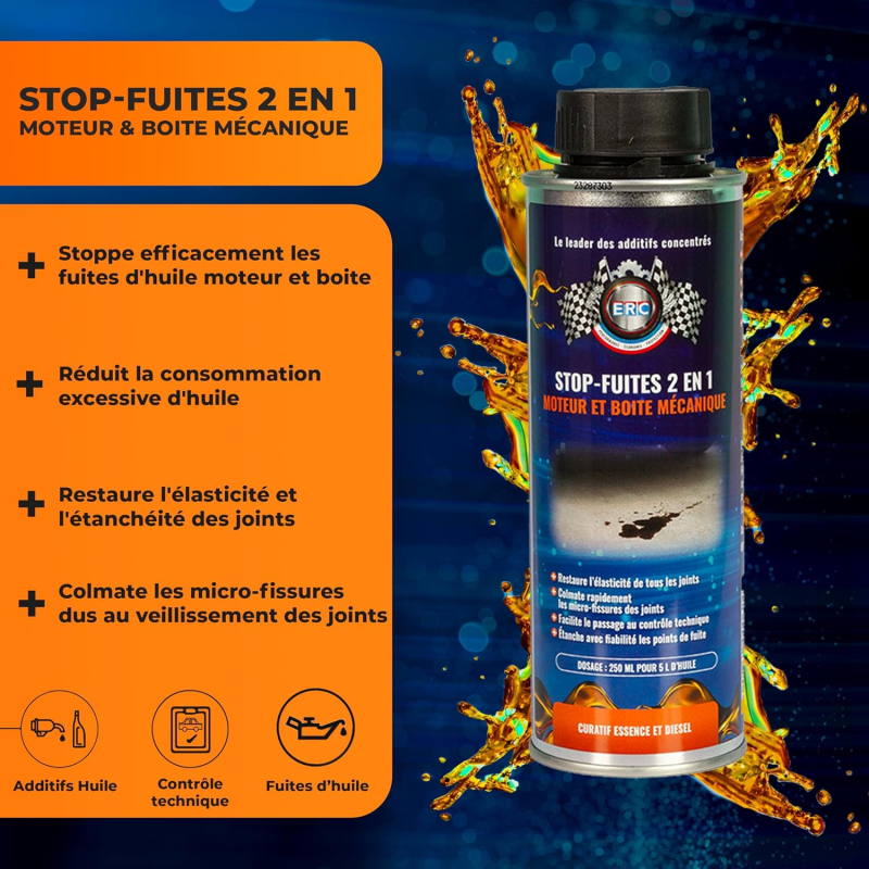 ERC stop fuite huile moteur