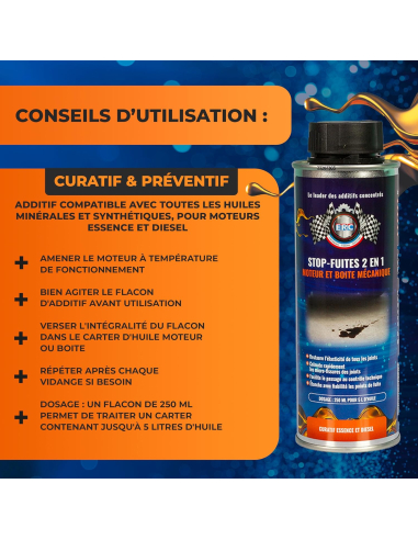 ERC stop fuite huile moteur