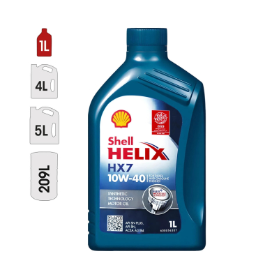 Huile moteur shell helix HX7 10W40