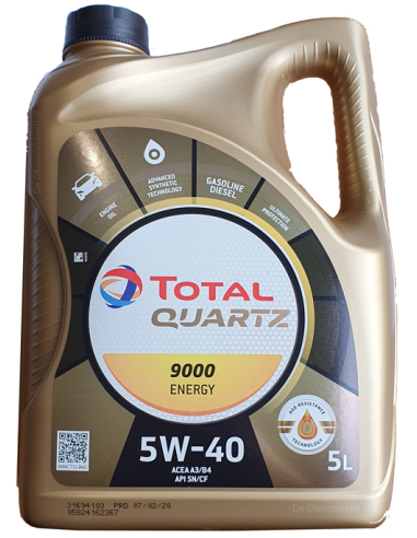 To mo total quartz 9000 5W40 Energy