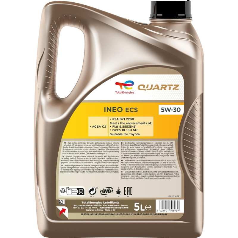 Total quartz INEO ECS 5W30