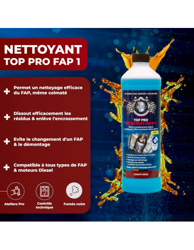 ERC TOP PRO NETTOYANT FAP PRO N°1 1L