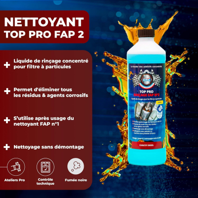 ERC TOP PRO NETTOYANT FAP PRO N°2 1L 2