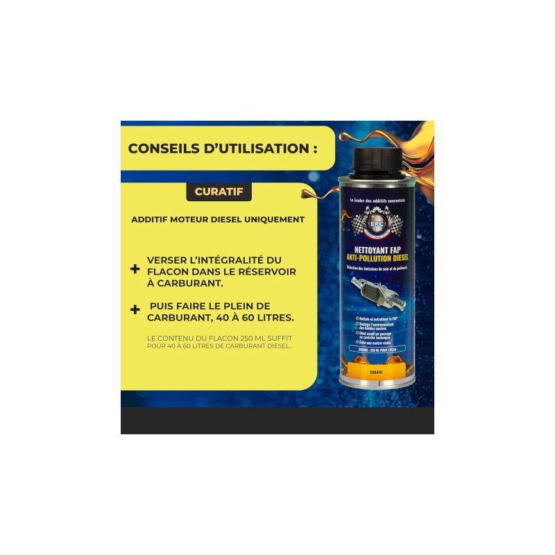 ERC Nettoyant filtre a particule (FAP)